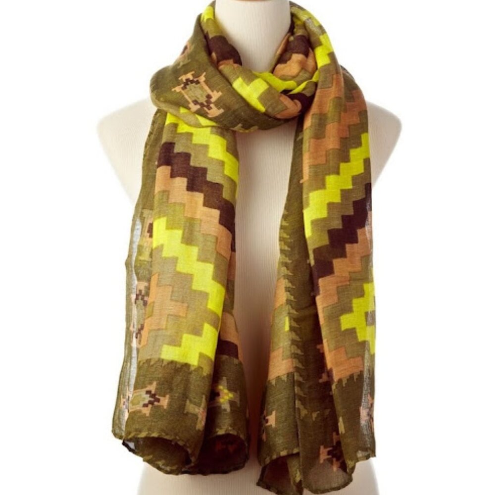 Theodora & Callum Southwest Oversized Scarf NWOT